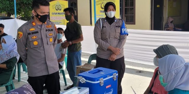 Polsek Helvetia Terus Kebut Vaksinasi