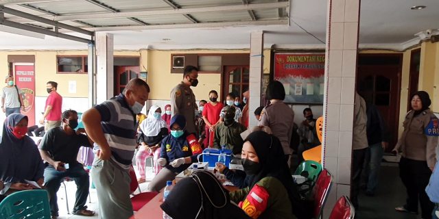 Gebyar Vaksinasi Polsek Percut Sei Tuan