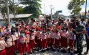 Kapoldasu dan Pangdam I/BB Tinjau Vaksinasi Covid-19 Kepada Anak Usia 6-11 Tahun
