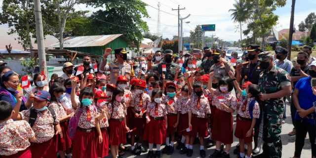 Kapoldasu dan Pangdam I/BB Tinjau Vaksinasi Covid-19 Kepada Anak Usia 6-11 Tahun