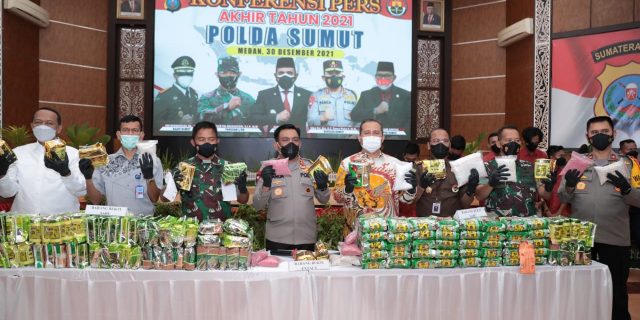 Refleksi Akhir Tahun, Kapoldasu Sebut Pengungkapan Aksi Kriminal Meningkat Selama 2021