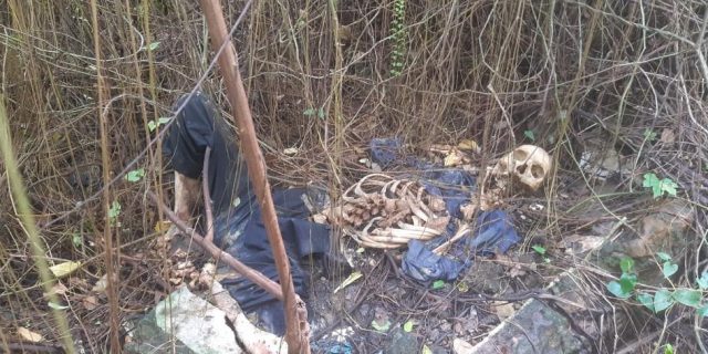 Kerangka Manusia Ditemukan di Lahan Kosong Belakang SMP Negeri 17 Medan