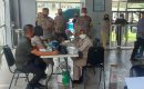 Polsek Medan Baru Vaksinasi Anak Umur 6-11 Tahun di SD Swasta Cita Luhur