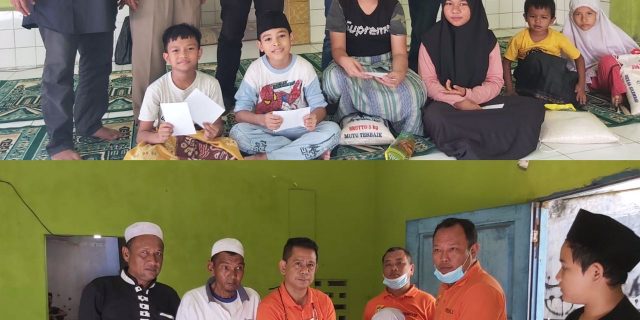 Jumat Barokah, Ketua Pewarta Bantu Anak Yatim dan Fakir Miskin