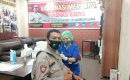 Polsek Medan Baru Bersama Bhayangkari Gelar Vaksinasi Booster Covid-19