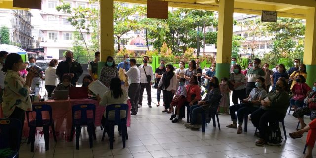 Polsek Medan Baru Vaksinasi 144 Orang Murid SD Swasta St Thomas 5