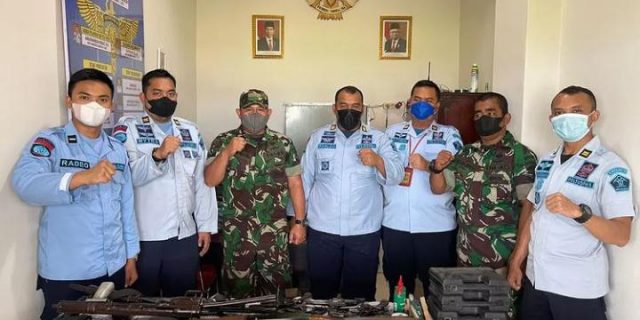 Antisipasi Gangguan Kamtib, Lapas Klas 2A Binjai Lakukan Perawatan Senjata Api