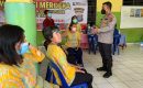 Kapolsek Medan Baru Sosialisasikan Pentingnya Vaksinasi Covid-19
