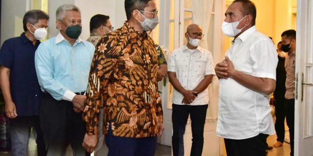 Terima Kunjungan Wamen BUMN,  Edy Rahmayadi: Pembangunan di Sumut Butuh Anggaran Besar