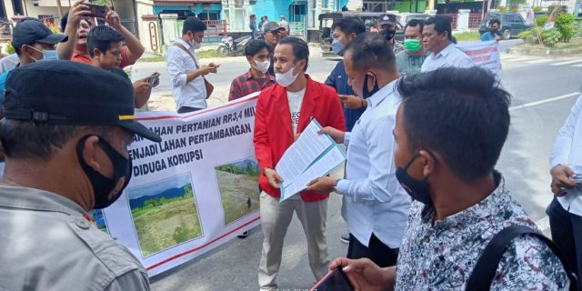 Proyek Pembukaan Lahan Pertanian Indikasi Bermasalah, Mahasiswa Gelar Aksi Unjuk Rasa