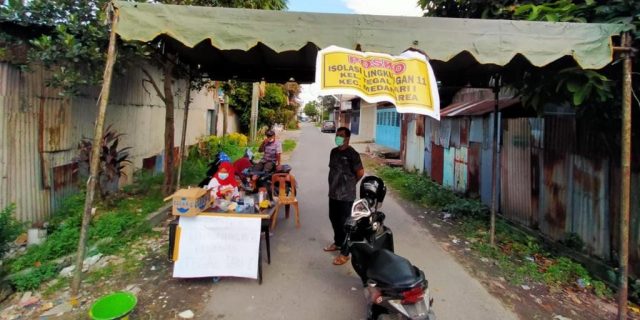 Covid-19 Merebak, Dua Gang di Kecamatan Medan Area Ditutup Covid-19 Merebak, Dua Gang di Kecamatan Medan Area Ditutup