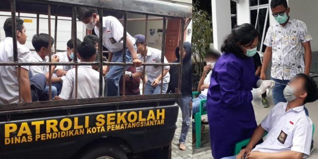PJJ 100 Persen, Patroli Disdik Siantar Tertibkan 14 Pelajar SMA dan Diswab PJJ 100 Persen, Patroli Disdik Siantar Tertibkan 14 Pelajar SMA dan Diswab