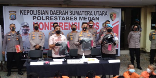 Februari 2022, Polrestabes Gulung 48 Bandit Jalanan