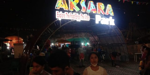 Polsek Percut Sei Tuan Bubarkan Ratusan Pengunjung Aksara Park