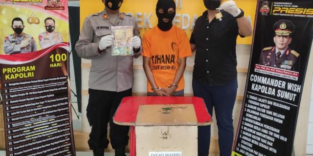 Modus Berzikir, Pria di Medan Curi Uang Kotak Infaq