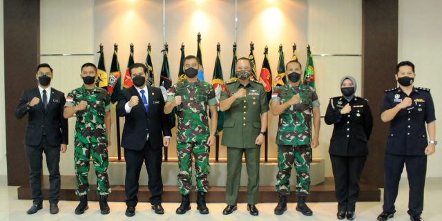 Pererat Silaturahmi, Pangdam XII/Tpr Terima Kunjungan Kehormatan Konsul Malaysia