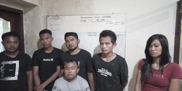 Polres Binjai Ringkus 5 Pria dan 1 Wanita Penyalahgunaan Narkoba