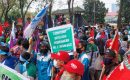 Aliansi Buruh Demo DPRD Sumut Tolak Permenaker No 2 Tahun 2022