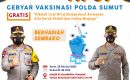 Polrestabes Medan Gencarkan Vaksinasi Berhadiah Sembako