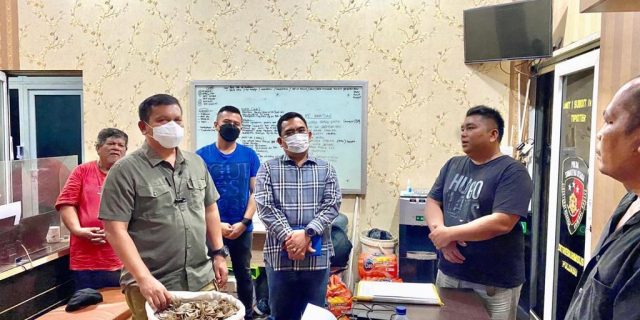 Poldasu Gagalkan Penjualan 150 Kg Sisik Trenggiling