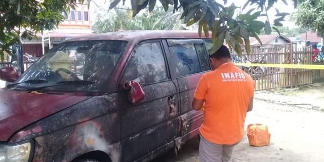 Polisi Diminta Terus Usut Kasus Pembakaran Mobil Pria Yang Berseteru Dengan Putri Bupati Labusel