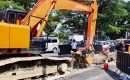 Pasca Disidak Wali Kota Medan, Subdrain Sepanjang 646 Meter Jalan Balai Kota Dibongkar