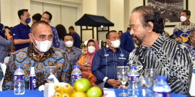 Edy Rahmayadi Akui Banyak Belajar  Wawasan Kebangsaan dari Surya Paloh