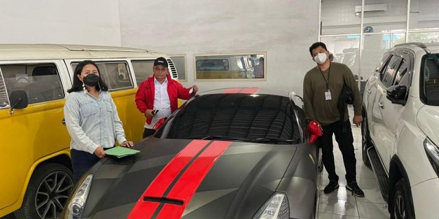 Mobil Ferrari Milik Indra Kenz Diamankan di Mapoldasu