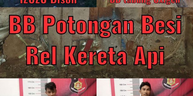 Dua Pencuri Besi Rel Kereta Api Ditembak Jatanras Polrestabes Medan