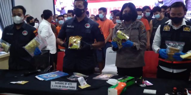 Operasi Antik Toba 2022, Satnarkoba Polrestabes Medan Ringkus 105 Orang Tersangka