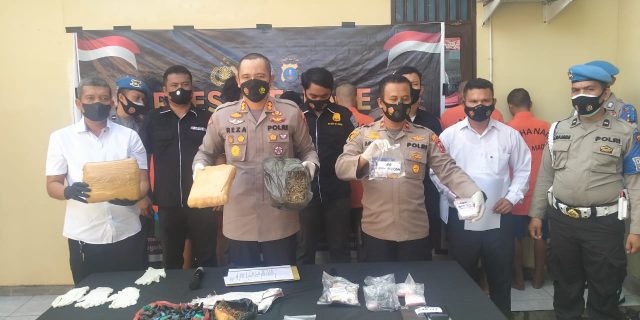 Perangi Narkoba, Polres Madina Amankan 7 Pelaku