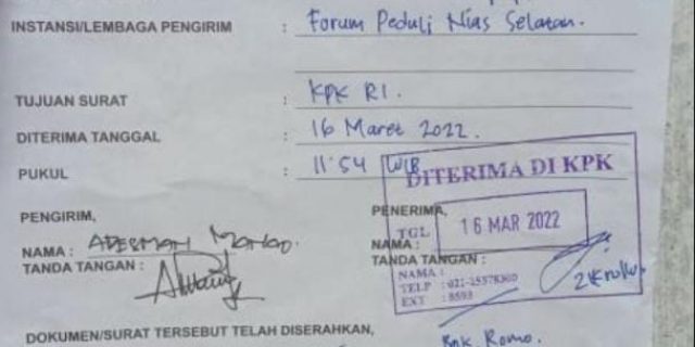 Sah! Dugaan Korupsi Anggaran Pembangunan RSUD Nisel Dilaporkan ke KPK