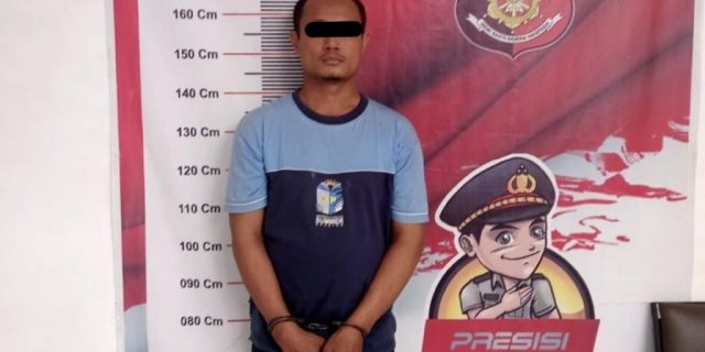 Driver Ojol yang Aniaya Warga Desa Amplas Ditangkap Polrestabes Medan