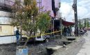 Pos Lantas Polsek Sunggal di Kampung Lalang Diduga Dibakar ODGJ