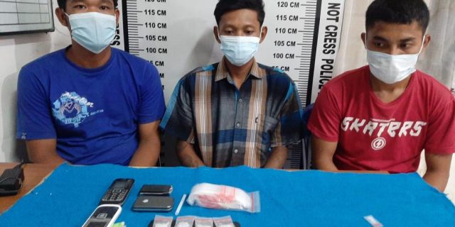 Gerebek Satu Rumah di Jalan Rondahaim, Polisi Amankan Tiga Pria dan 5,66 Gram Sabu