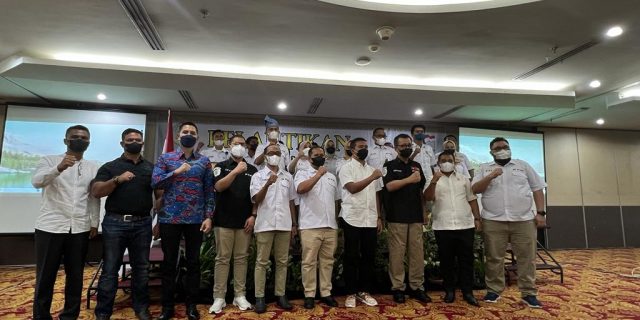 Ketua Umum PP PTMSI Lantik Pengprov PTMSI Riau