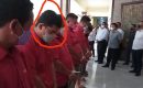 Ditahan Poldasu, Terlihat Anak Bupati Langkat Nonaktif Tertunduk Lemas