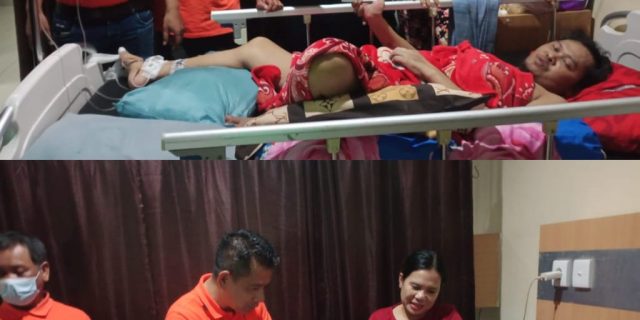 Wartawan Medan Pos Terharu Dijenguk Ketua Pewarta di RS