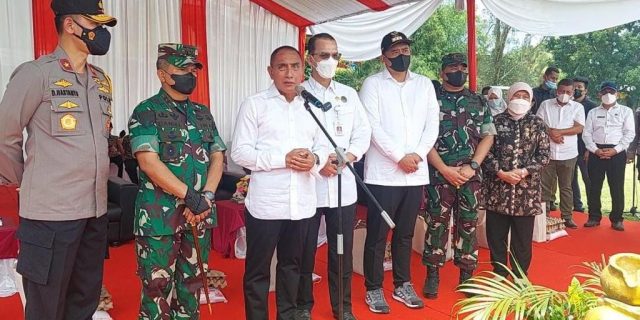 Gubernur Pastikan Bahan Pangan di Sumut Cukup