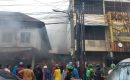 Satu Kios di Pasar Sukaramai Terbakar