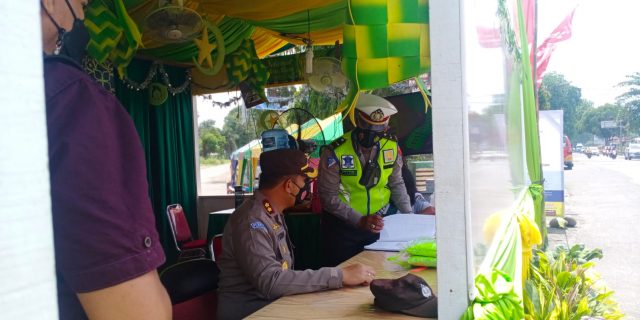 H-1 Hari Raya Idul Fitri, Wakapolrestabes Medan Cek Pos Pam 11 Tuntungan