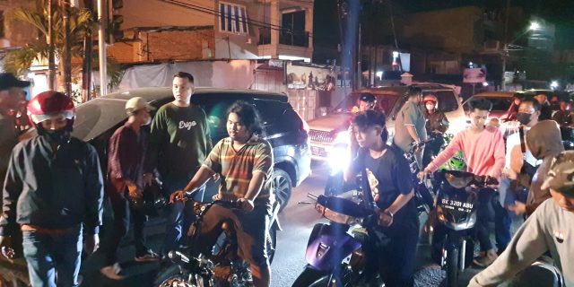 Kapolsek Percut Sei Tuan Pimpin Patroli Presisi