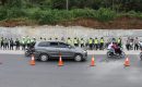 Tak Kenal Waktu, Personel Polrestabes Medan Masih Siaga di Jalur Wisata Medan-Berastagi