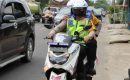 Kabag Ops dan Kasat Samapta Polrestabes Medan Lakukan Patroli Antisipasi Kemacetan