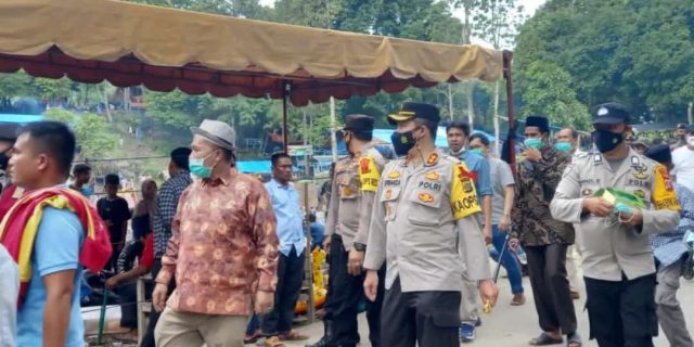 Kapolres Gayo Lues dan Wakil Bupati Tinjau Lokasi Wisata Kolam Biru
