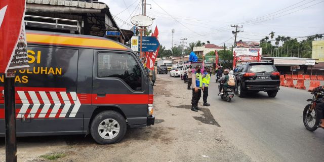 Polrestabes Medan Kembali Sampaikan Imbauan Kepada Pengendara di Sepanjang Jalan Medan-Berastagi