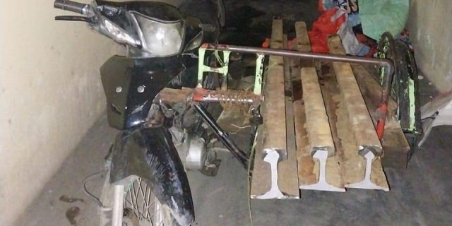 Polsek Siantar Timur Ringkus 6 Pelaku Pencurian Besi Rel Kereta Api