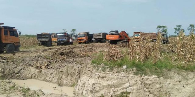 Tak Ada Ijin, Aktivitas Galian C di Batangkuis Bebas Beroperasi