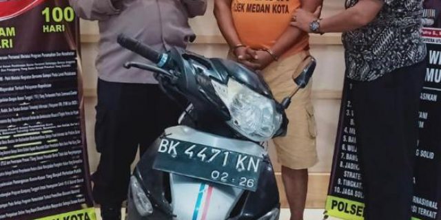 Curi Motor Bos, Pekerja Bengkel Bubut Diringkus Polisi