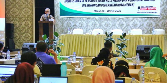 Tingkatkan Efisien dan Efektivitas Sistem, Pemko Medan Gelar Bimtek Penyusunan Peta Proses Bisnis